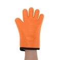 thumbnail image 4 of Unique Bargains 1 Pc Comfortable Oven Mitts for Kitchen Orange, 4 of 5