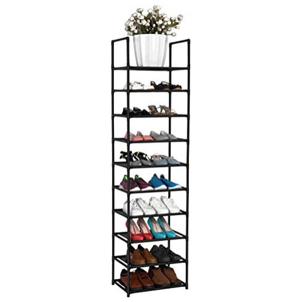 Fiducial Home 10 niveles Ratch de zapatos 20-25 pares estante de zapato resistente Fiducial Home Decoración Hogar