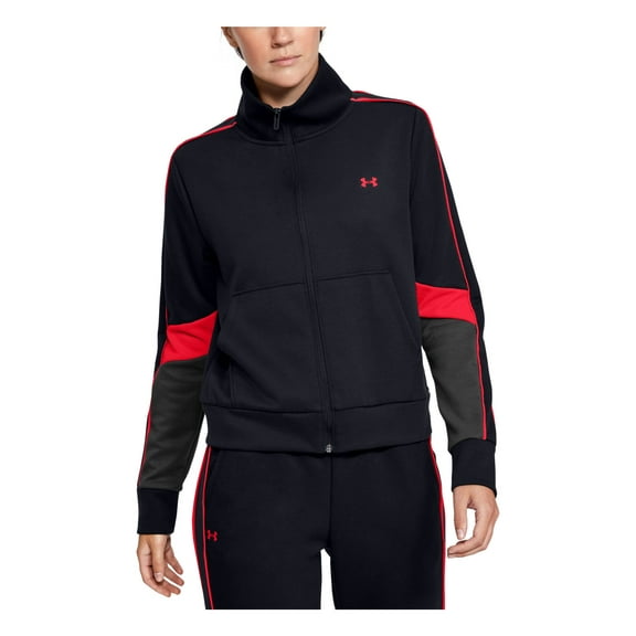 UNDER ARMOUR Womens Black Zip Up Jacket Size: S