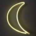 thumbnail image 3 of Coloody Moon Shaped Neon Signs Led Neon Light Art Decorative Lights Wall Decor-Yellow Moon, 3 of 3
