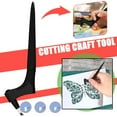 thumbnail image 2 of Precision Art Carving Cutting Tool with 360° Rotating Head, Ergonomic Craft Knife for Paper, Cardstock, Vinyl And Plastic Sheets, Ideal for Scrapbooking, Decoupage, Stencil , 1X Cutting Tool Set, 2 of 9
