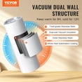 thumbnail image 2 of Vaso de sublimación VEVOR de acero inoxidable de 20 onzas, paquete de 8 unidades, 2 of 9