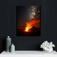 thumbnail image 4 of Nawypu Guridou Volcano Lava Flow Eruption Poster Canvas Wall Art Picture Print Hanging Photo Gift Idea Living Room Home Mural Decoration Framed, 4 of 4