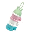 thumbnail image 4 of Dispensador de fórmu, apible, sin BPA, dispensador en polvo para bebés y contenedor de almacenamiento de refrigerios, polvo sin , pa Verde CUTICAT Leche en polvo de alimentación portátil, 4 of 8