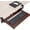 Walnut, variant on Ergonomic Keyboard Tray Under Desk, Pull Out with Adjustable C-clamp, 25.6 (31.5 Including Clamps) x 11.8 Inch Slide Out Computer Keyboard Drawer Mouse Tray for Typing