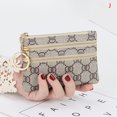 thumbnail image 1 of PU Leather Women Zip Coin Wallet Keychain Card Cash Holder JJ, 1 of 8