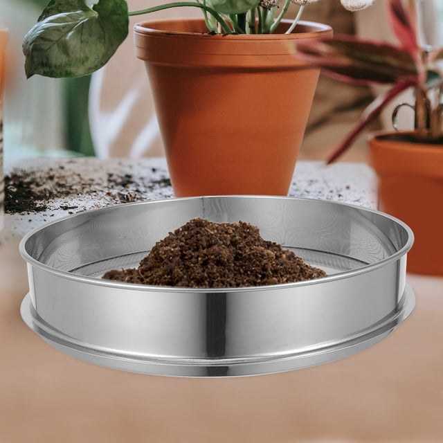 TABLZONE Herramienta De Tamiz Para De Inoxidable Para Uso Doméstico En Jardinería