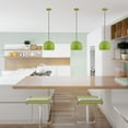 thumbnail image 6 of Livex Lighting 1-Light Modern Metal Single Pendant with Shade in Apple Green, 6 of 9