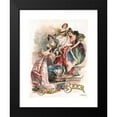 thumbnail image 2 of W.E. Stephens & Co. 19x24 Black Modern Framed Museum Art Print Titled - Bock Beer (A Goat Wearing a Royal Robe, Being Waited on by Four Young Women) (1880), 2 of 5