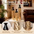 thumbnail image 4 of Floor Vases Decorative Tall - 24.8/29.1/33.8 in Metal Cylinder Vases Extra Large Decorative Vase Set of 3 Living Room Luxury Big Standing Decor for Dining Bedroom Home Corner Indoor, 4 of 17