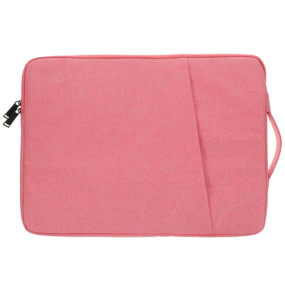 Hemoton Laptop Sleeve Polyester Travel Laptop Bag Portable Computer Carrier Bag for 15.6 Inch Tablet