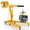 Yellow, variant on 2ton Yellow Folding Crane, 4000lbs Hydraulic Engine Hoist with 4-position Adjustable Boom, Mobile Engine Shop Hoist Lift with Universal Castors & Reinforced Base for Auto Repair, Garage Workshop