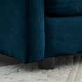 thumbnail image 6 of Oversized Loveseat Sectional Sofa Modern Deep Seat Reversible Chaises Sofa&Couch with 2 Movable Ottomans and 4 Pillows, Modular Sleeper Upholstered Couch for Living Room,Apartment,Studio,Office, 6 of 19