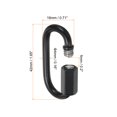 thumbnail image 2 of Uxcell Enlaces rápidos de cadena de acero inoxidable 304 de 4mm con bloqueo de tornillo, conectores de cadena, clips en forma de óvalo, 507 lbs, 2 colores, paquete de 10, 2 of 6