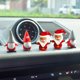 thumbnail image 5 of Figuras de Papá Noel de vidrio soplado hechas a mano para decoración de regalos navideños, 5 of 6
