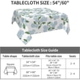 thumbnail image 4 of Blue Green Floral Square Tablecloth 54x54 Inch Hydrangea Flower Table Cloth Spring Summer Holiday Table Covers Polyester Indoor Outdoor Farmhouse Tablecloths for Kitchen Dining Party Picnic, 4 of 7