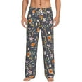 thumbnail image 2 of Picia Wildflowers Mens Soft Woven Cotton Elastic Waistband Sleep Pajama Pant Lounge Sleep Pant With Pockets And Drawstring-XX-Large, 2 of 9