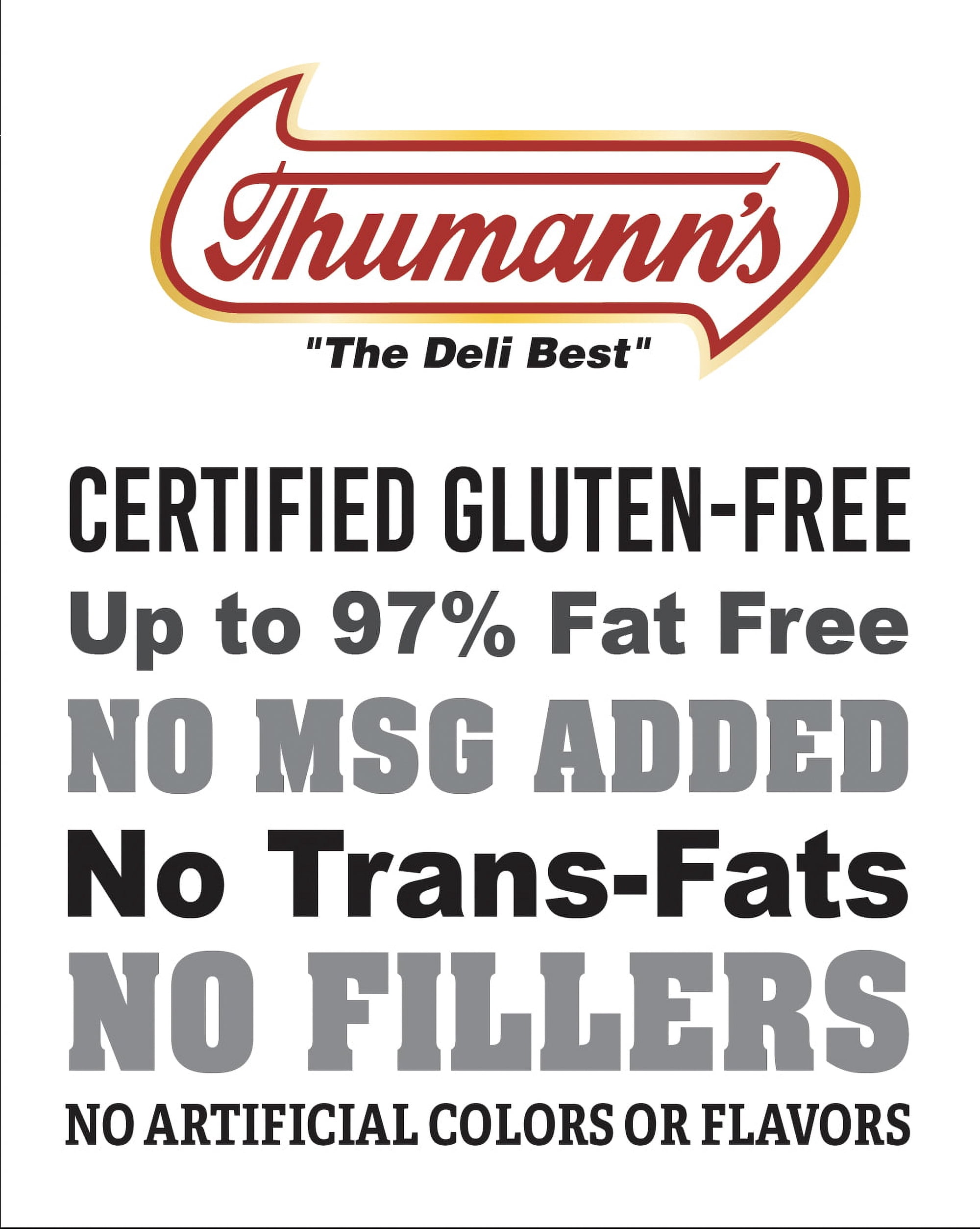 Thumann's Top Round Roast Beef (Pork), Deli Sliced, Plastic Bag, 2 oz. (56g), and 14g