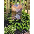 thumbnail image 2 of SIDONKU Forest Park Lake Scenic View Morning Water Sky Tree Lakes Garden Flag Decorative Flag House Banner 28x40 inch, 2 of 2