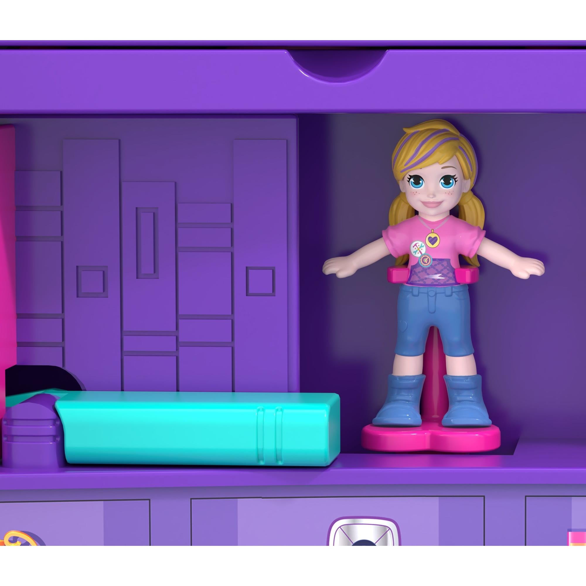 polly pocket go tiny room playset