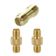 thumbnail image 1 of Straight SMA Female to Female Jack Adapter Connector & SMA Female to Female Adapter Coax Connector Straight,Gold,2 x SMA Female to Female Coaxial Adapter 1 x SMA Female to Female Connector, 1 of 8