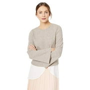 BCBGeneration Women's Two FER Flare Sleeve Knit TOP, Dusty Pink, M