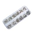 thumbnail image 1 of Flatback Rhinestones Assortment Set with Storage Box Home Salon DIY Flatback Rhinestone Crystals Assorted Kit Nail Art Handicraft Accessories, 1 of 7