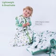 thumbnail image 2 of LollyBanks 0.5 TOG Cotton Toddler Sleep Sack, 2-Way Zipper, Wearable Blanket, New Golf Print, 2 of 8