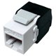 thumbnail image 4 of Paquete de 20 Conectores Cat6A RJ45 - Compatible con Cat6 -180 Grados Sin Herramientas - Conector de Pared Ethernet - Acoplador de Red Cat6A, 4 of 5