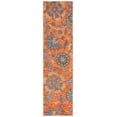 thumbnail image 2 of SAFAVIEH Blossom Riley Floral Runner Rug, Rust/Blue, 2'3" x 9', 2 of 9