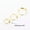 gold 6mm, variant on 1pc Cartilage Tragus Septum Nose Hoop Ring Stainless steel Body Piercing Jewelry-gold 6mm