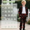 thumbnail image 7 of Xoenoiee Heart Love Print Boys Suits Set 2 Pieces Slim Fit Suit Formal Kids Suit Valentine's Day Toddlers Teen Youth Tuxedos Suit, 5-6 Years, 7 of 7