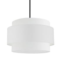 Dainolite 4LT Incandescent Chandelier, MB, WH Shade
