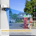 thumbnail image 4 of Cámara de seguridad,Detección de Movimiento de Luz de Inundación de Cámara Exterior Wifi de 3 Mp Romacci Cámara de seguridad, 4 of 7