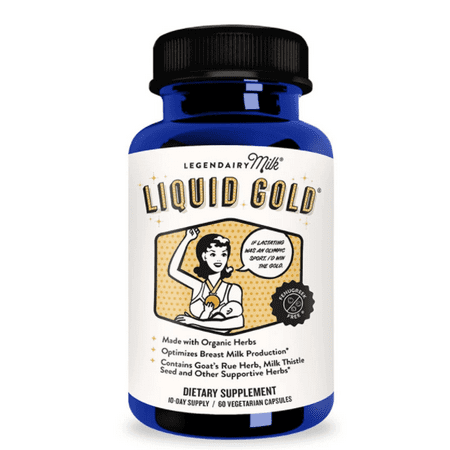 Legendairy Milk Liquid Gold Lactation Vegan Supplement - 60 Capsules