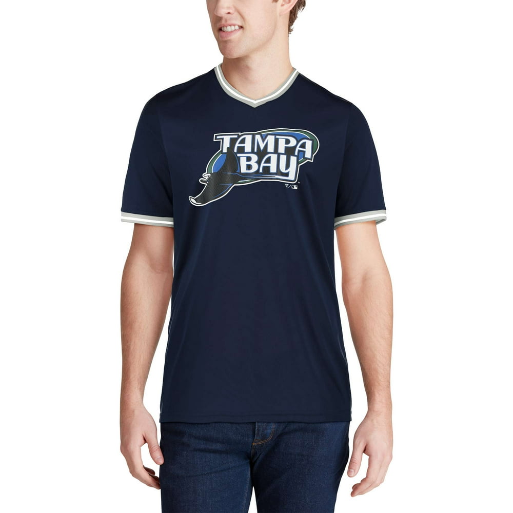 Tampa Bay Rays Fanatics Branded Overtime Assist VNeck TShirt Navy