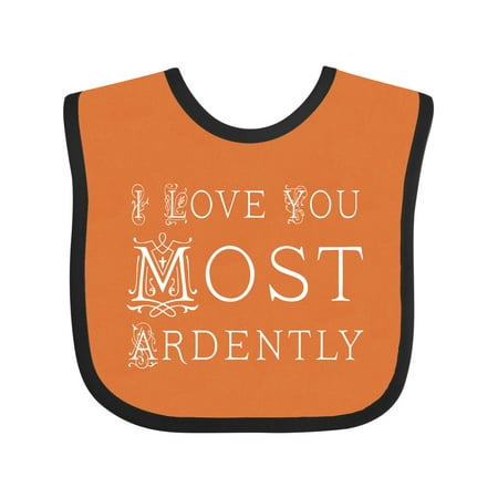

Inktastic I Love You Most Ardently Austen Gift Baby Girl Bib