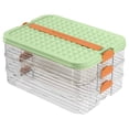thumbnail image 2 of Stackable Meat Container For Fridge - 3 Layer Lunch Meat Storage Box - Airtight with Lid - For Refrigerator Organization - 1 Pack, 2 of 8