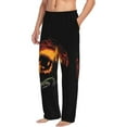 thumbnail image 2 of Oogie Boogie Men's Pajama Pants, Ultra-soft Comfy Casual Lounge Pants, Graphic Printed Sleep Pjs Bottoms With Drawstring Pockets, 2 of 8