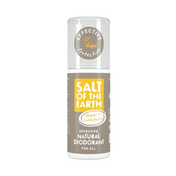 Salt of the Earth Amber and Sandalwood natural Deodorant Spray 100ml