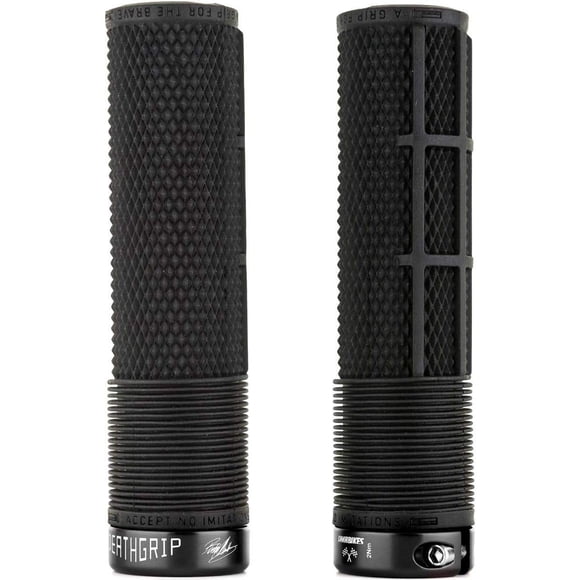 DMR Brendog FL Death Grip Lock-on Grip, Race, Thin, Black