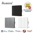 thumbnail image 2 of Tuya Zigbee Smart Switch No Need Neutral EU 1/2/3 Gang Smart Home Remote Control, 2 of 5