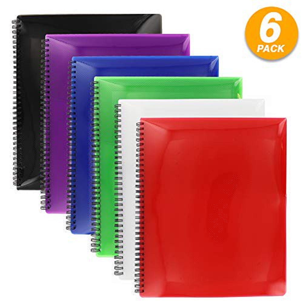 FHEAL Expanding File Folders 8 Pockets Plastic Accordion Folders Letter Size Document OrganizerWith Elastic Band for School Office Black 1 Pack 8 Pockets 