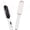 Diamond White, variant on GEM Ionic Hair Straightener Brush with 4 Temperature Settings, LED Display, Dual Voltage, White