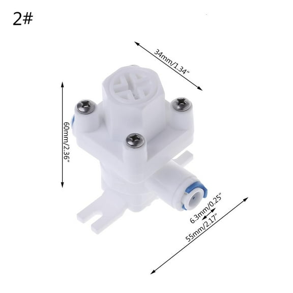 Water Purifier Pressure Reducing for Valve RO System 1/4" 3/8" Hose Quick Connec