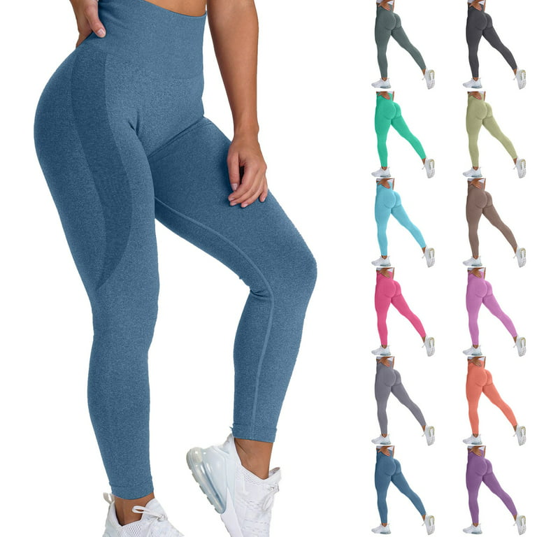 Yoga Sports Color Lifting Women's Fitness High Waist Running Pants