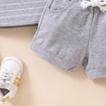 thumbnail image 5 of NOLDARES Boys Summer Clothes 2Pcs Outfits Cotton Sleeveless Tank Top and Elastic Shorts Casual Play Set 2T-6T Grey,1-2 Y, 5 of 6