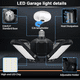 thumbnail image 5 of Focos Ahorradores Led Dirigible 4 Aspas 60w 5 Soques Focos Belug, Negro, 5 of 5