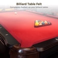 thumbnail image 3 of Mantel de billar, paño de fieltro para billar con 6 tiras de tela, para mesa de billar de interior de 8 pies, 3 of 6