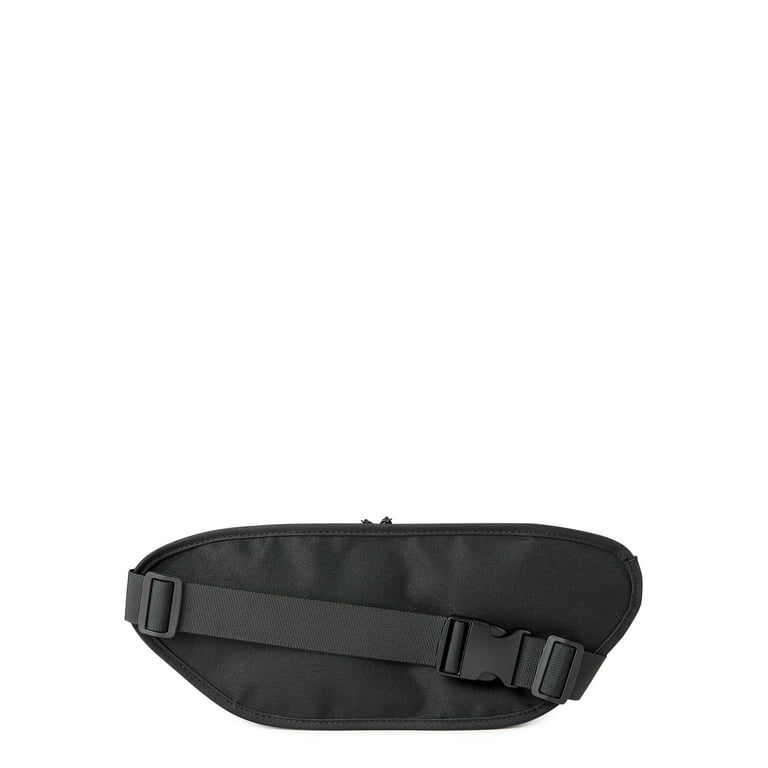 No Boundaries Black Faux Leather Belt Bag L 